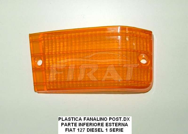 PLASTICA FANALINO FIAT 127 DIESEL INF.EST. POST.DX